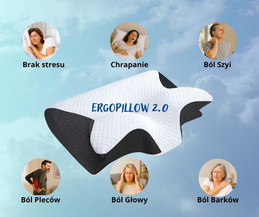ErgoPillow 2.0 Poduszka Bez Bólu Lepsze Wsparcie Plecówa