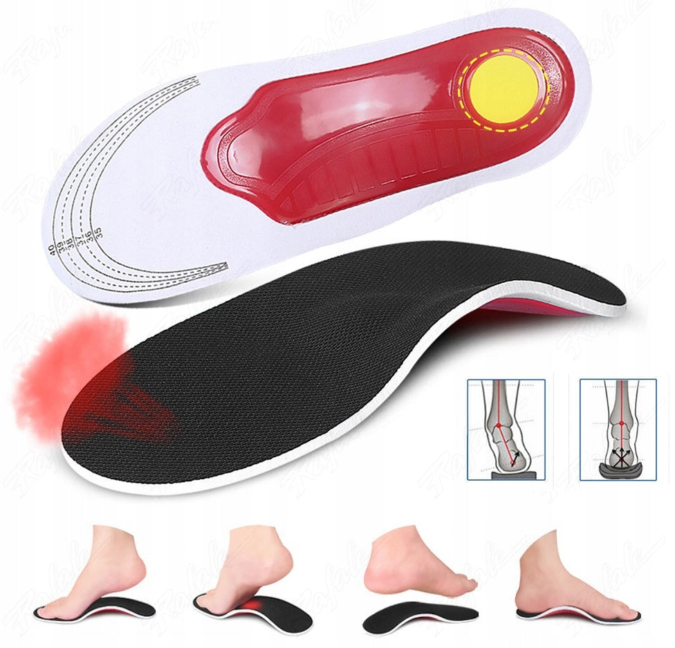 MedStep™ Wkładki ortopedyczne z łukowym wsparciem | Komfort i ulga dla zmęczonych stóp 1+1