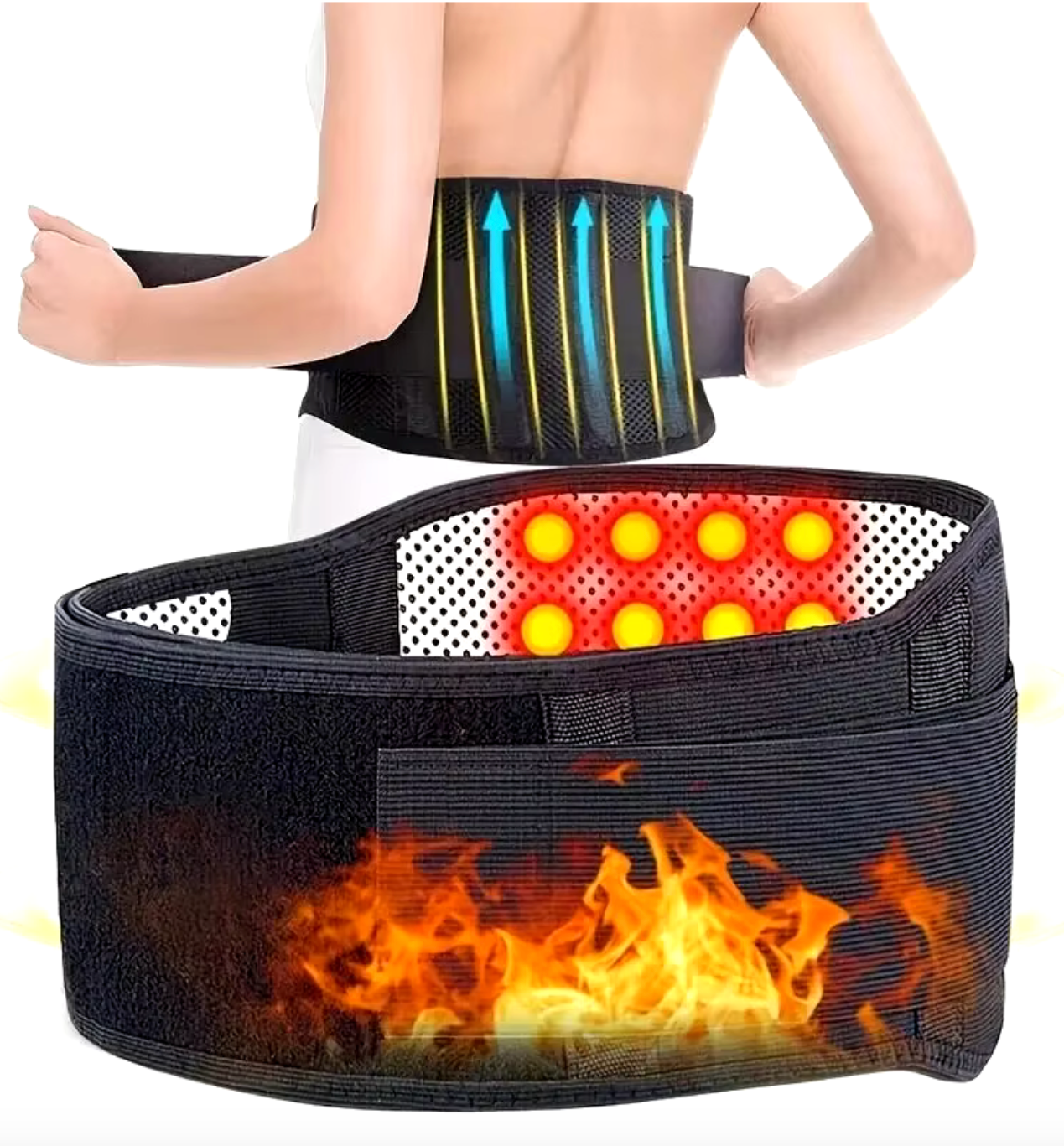 MagnetWarm™ Rozgrzewający Lędźwiowy Pas Magnetyczny na Kręgosłup